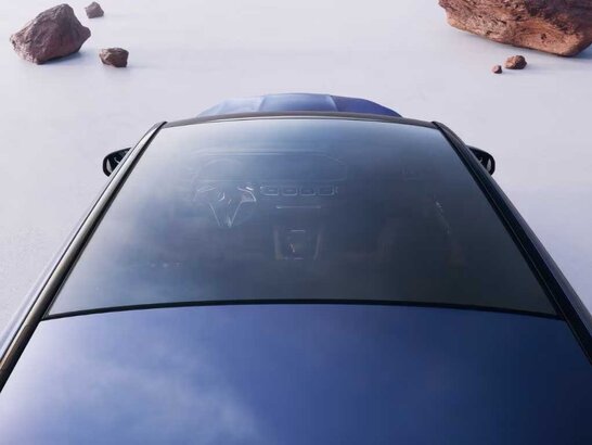 Das Panoramaschiebedach des GLE Coupés