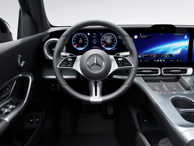 Multifunktions-Sportlenkrad in Ledernachbildung ARTICO