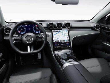 Das AMG Line Interieur des C-Klasse T-Modells
