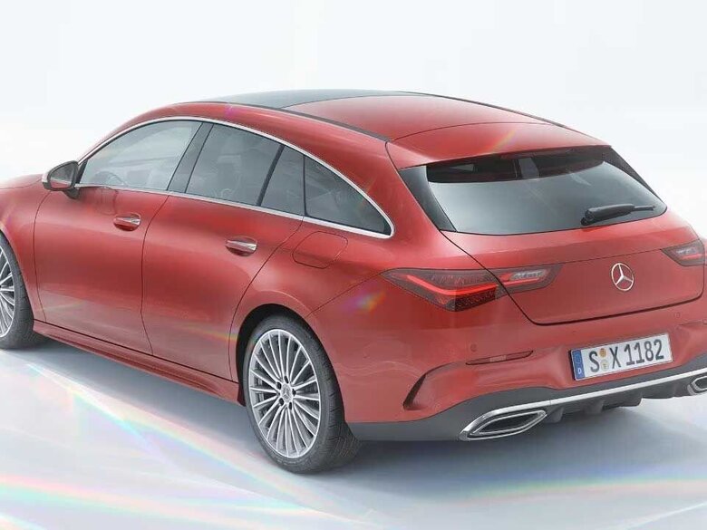 Neues Heckdesign am CLA Shooting Brake