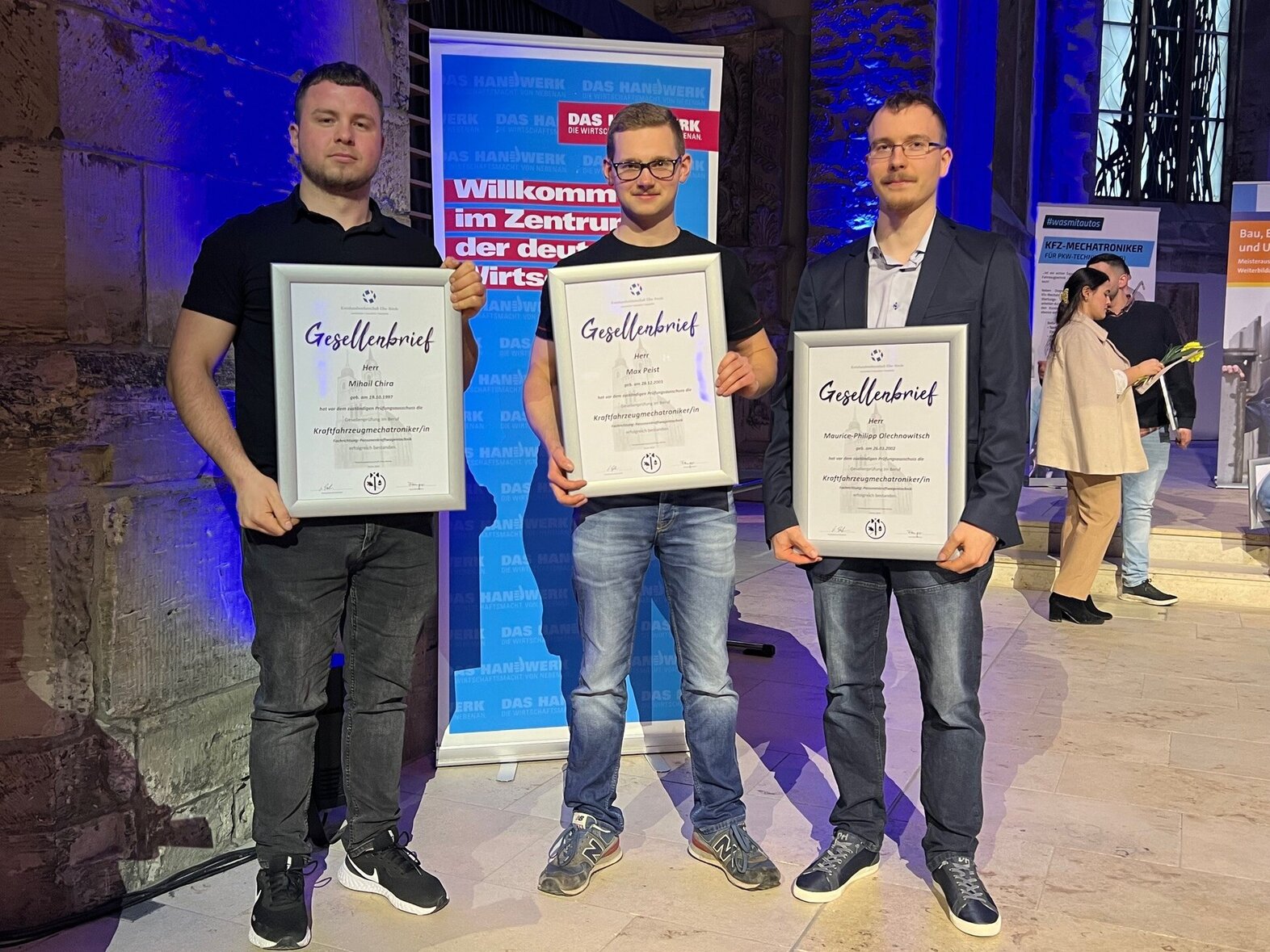 Gesellenbrief Übergabe STERNAUTO Magdeburg Gesellenbrief Übergabe STERNAUTO Magdeburg