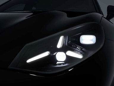 Projektionsfunktionen für DIGITAL LIGHT mit Digitalen Extras des Mercedes-AMG GT 4-Türer Coupés