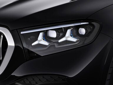Die LED High Performance-Scheinwerfer mit Vorrüstung für DIGITAL LIGHT des Mercedes-AMG GLE