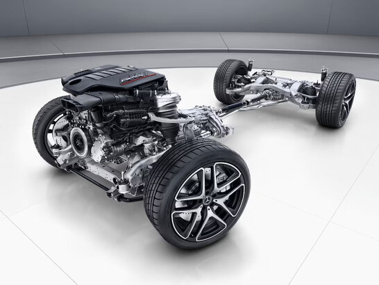 Das AMG RIDE CONTROL+ Fahrwerk des Mercedes-AMG GLE