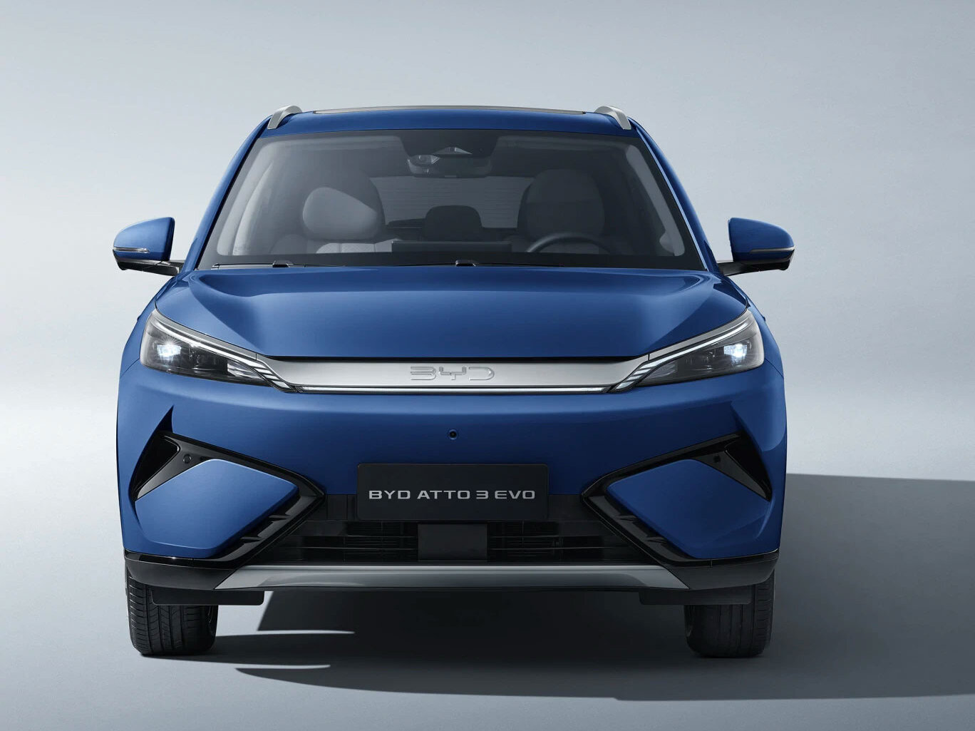 Die Scheinwerfer des BYD ATTO 3 EVO