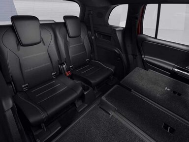 Längsverstellbare Fondsitze im Mercedes-Benz GLB