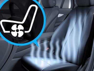 Sitzklimatisierung für Fahrer und Beifahrer in der C-Klasse Limousine