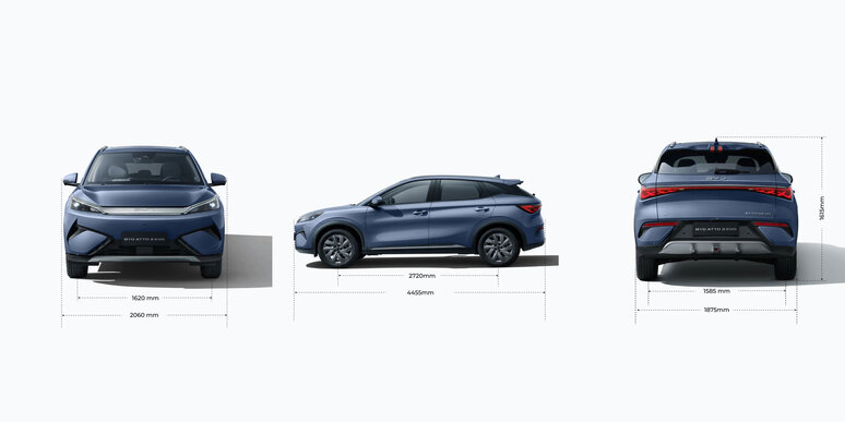 BYD ATTO 3 EVO Abmessungen