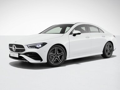 Mercedes CLA Coupé in polarweiß