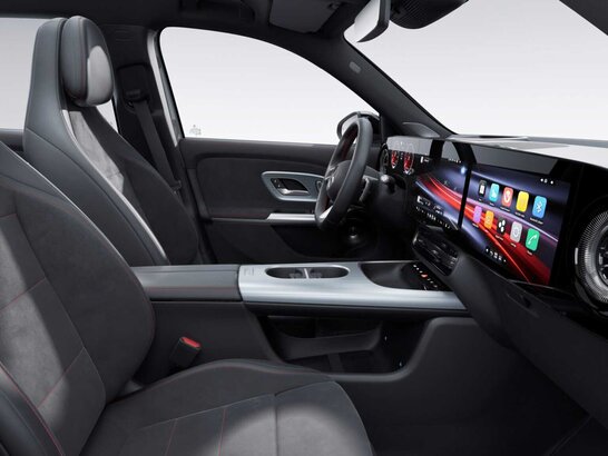 Die Ledernachbildung ARTICO Nappaoptik/Mikrofaser MICROCUT schwarz im Mercedes-Benz GLB 2026