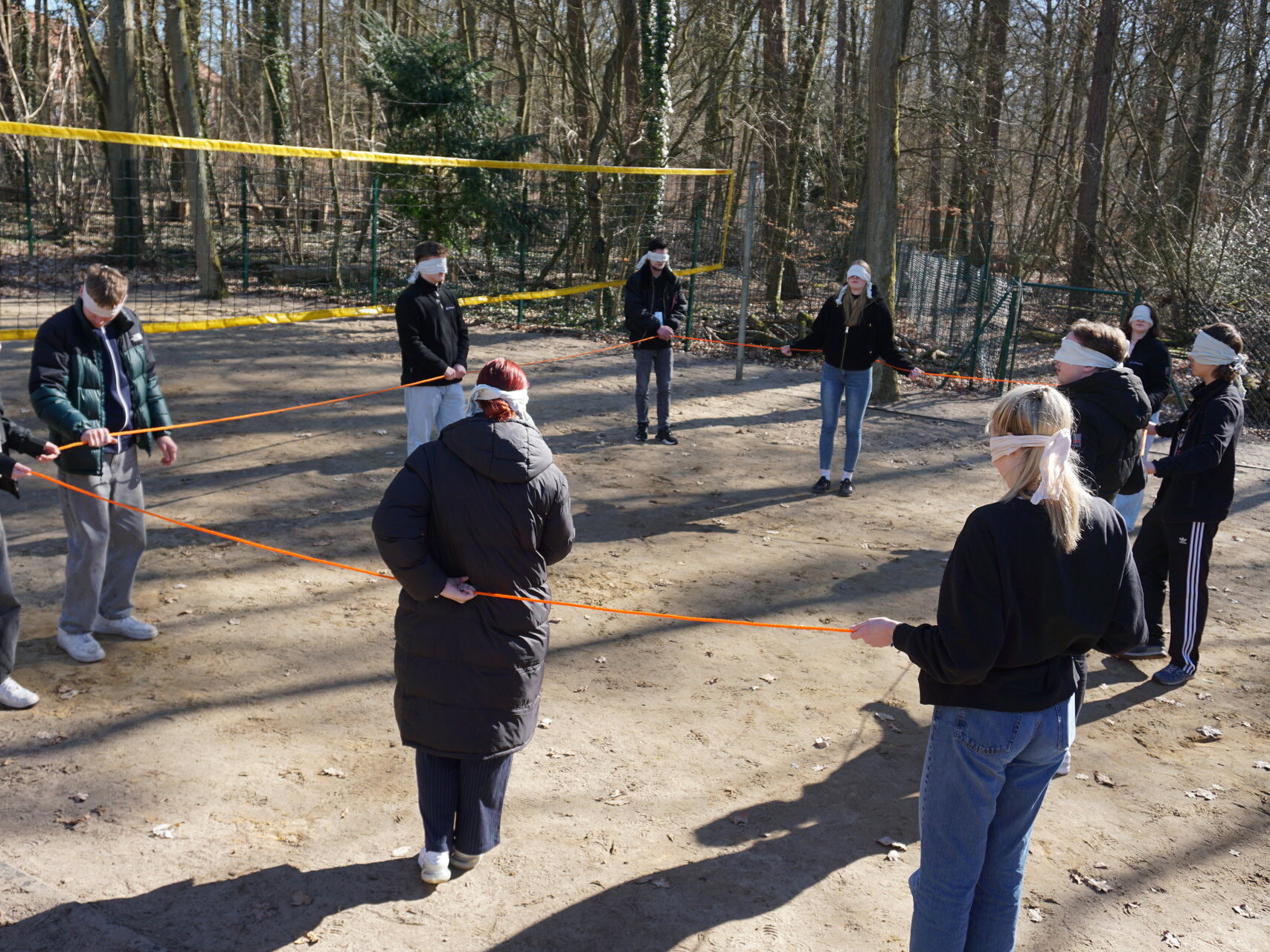 Unsere Auszubildenden während einer Übung