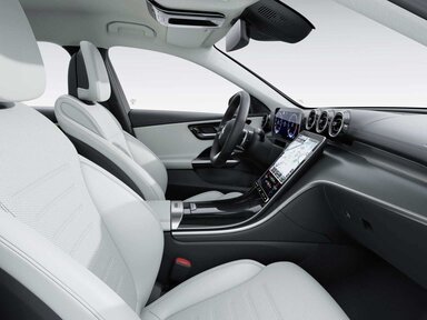 Interieur in nevagrau/schwarz in der C-Klasse Limousine