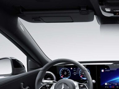 Die ausziehbaren Sonnenblenden in der Mercedes-Benz C-Klasse Elektro 2026