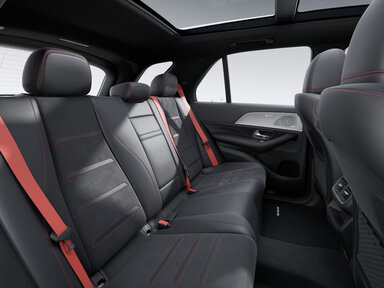 Die Sitzheizung im Fond des Mercedes-AMG GLE