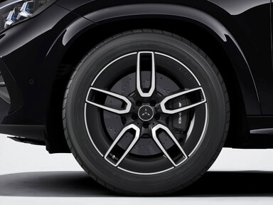 Bremssättel schwarz lackiert für AMG Hochleistungs-Verbundbremsanlage am Mercedes-AMG GLE Coupé