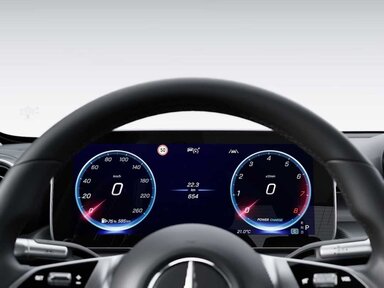 Das Fahrerdisplay der C-Klasse Limousine
