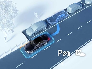 Das Digitale Extra: Park-Assistent der Mercedes-Benz C-Klasse Elektro 2026
