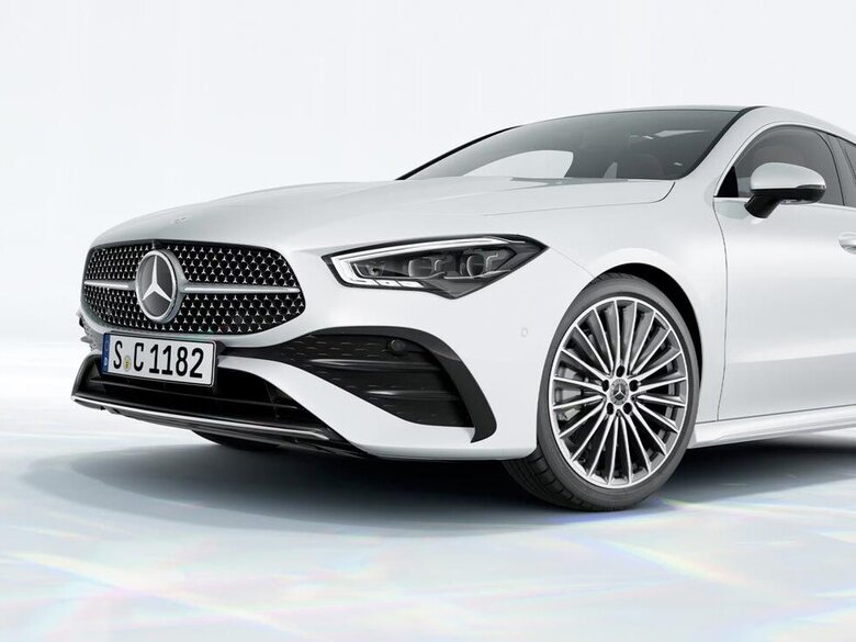 Das CLA Coupé in weiß