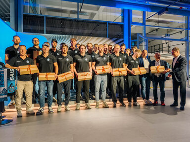 IceFighters Spielerpräsentation bei STERNAUTO