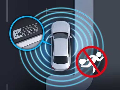 GUARD 360° Fahrzeugschutz der Mercedes-Benz EQS Limousine