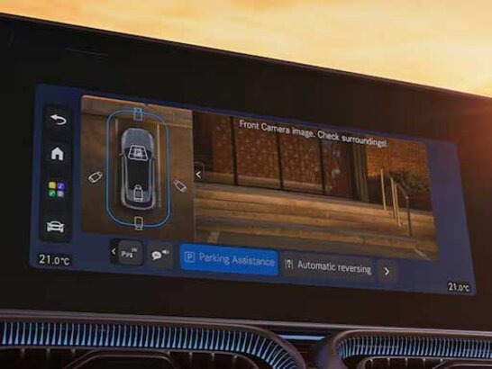 Das Digitale Extra: MB.DRIVE PARKING ASSIST 360 im GLE Coupé 2026