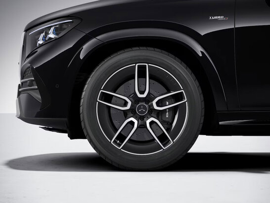 Bremssättel schwarz lackiert für die AMG Hochleistungs-Verbundbremsanlage des Mercedes-AMG GLE