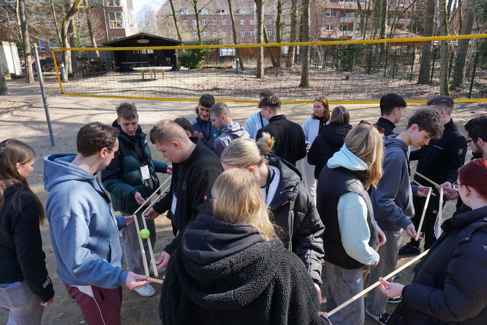 Unsere Auszubildenden während einer Übung