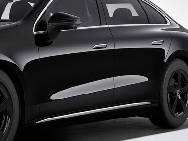 Die flächenbündigen Türgriffe der Mercedes-Benz C-Klasse Elektro 2026