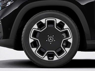 Die 21" Leichtmetallräder im 10-Loch-Design am Mercedes-Benz GLS 2026