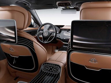 MBUX High-End Fond-Entertainment in der Mercedes-Maybach S-Klasse