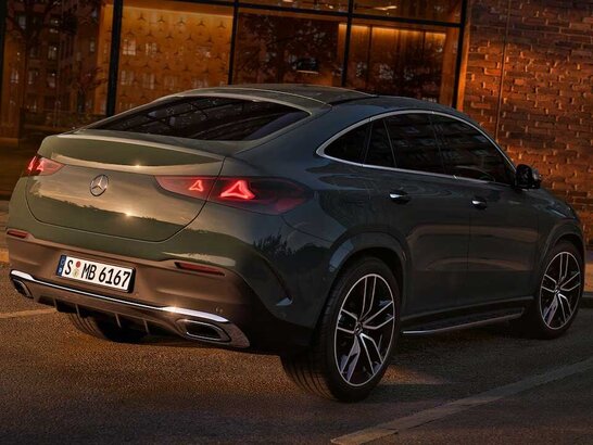 Das Heckleuchtendesign des GLE Coupé 2026