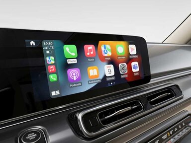 Das MBUX Multimediasystem mit 31,24 cm (12,3‘‘) Touchscreen in der Mercedes-Benz V-Klasse 2026