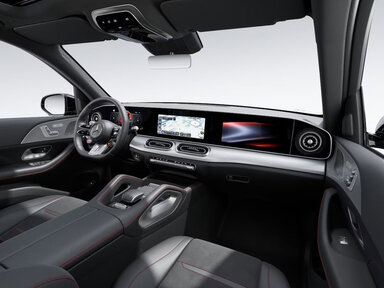 Der MBUX Superscreen des Mercedes-AMG GLE