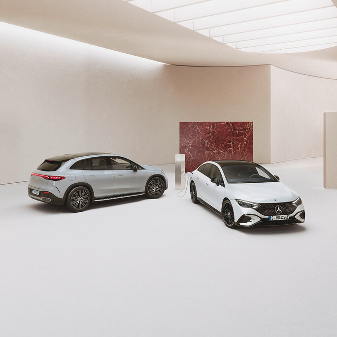 Mercedes-Benz EQE und Mercedes-Benz EQE SUV