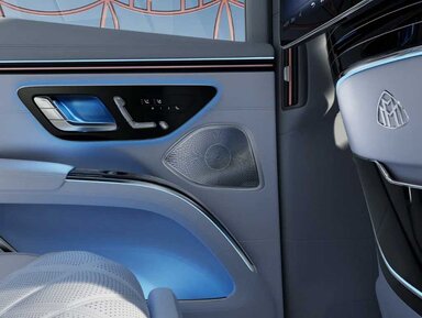 Das Burmester® High-End 4D-Surround-Soundsystem mit Soundpersonalisierung im Mercedes-Maybach EQS SUV