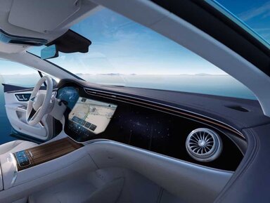 Zero Layer der Mercedes-Benz EQS Limousine