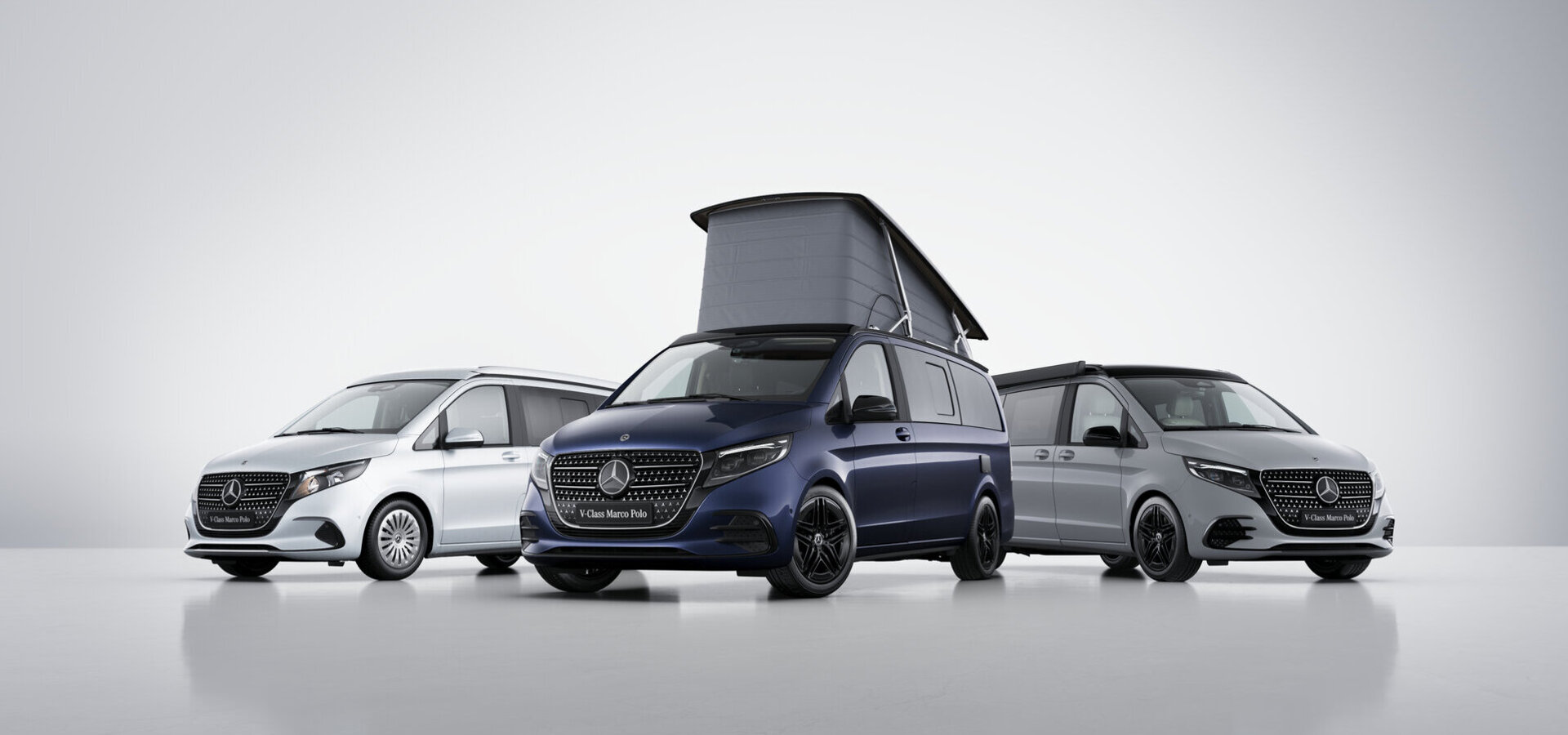 Mercedes Benz Vans mit integriertem Dachzelt