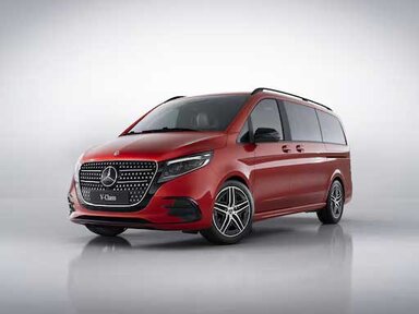Die Mercedes-Benz V-Klasse Night-Paket 2026