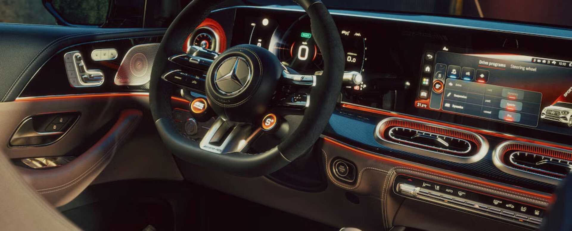 Das Interieur des Mercedes-AMG GLE
