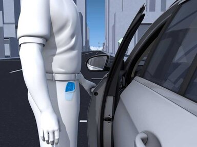 KEYLESS-GO mit flächenbündigen Türgriffen an der Mercedes-Benz C-Klasse Elektro 2026