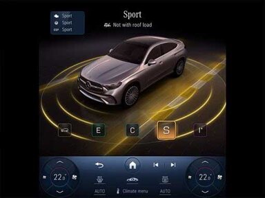 DYNAMIC SELECT des Mercedes-Benz GLC Coupés