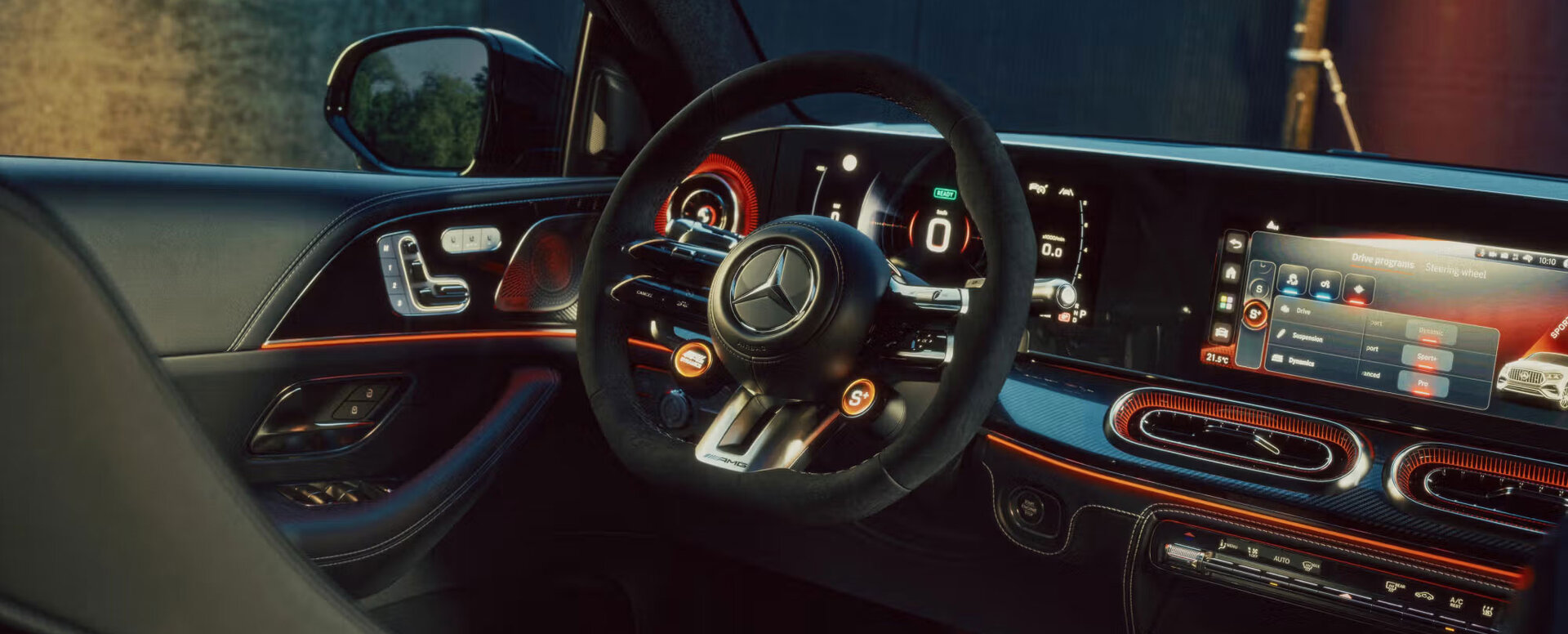 Das Interieur des Mercedes-AMG GLE Coupés