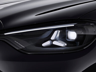 Schmale LED High Performance-Scheinwerfer mit Sterndesign