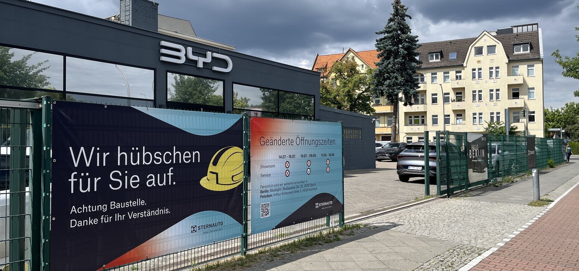 Eine Baustelle von BYD