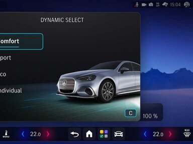 DYNAMIC SELECT der Mercedes-Benz C-Klasse Elektro 2026