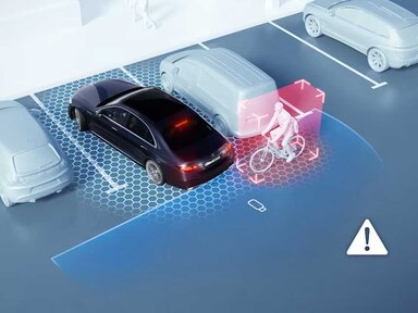 Der Manövrier-Assistent im Mercedes-Benz EQS 2026