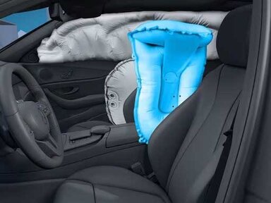 Mittenairbag des CLE Cabriolets