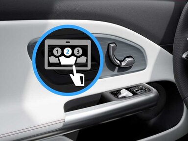 Das Memory-Paket des Mercedes-Benz GLB 2026.