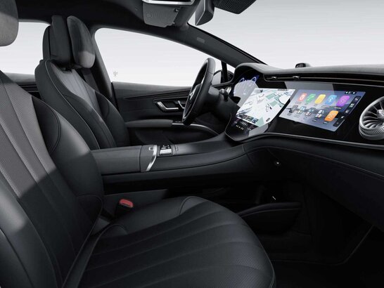 NEOTEX / Ledernachbildung ARTICO schwarz / spacegrau im Mercedes-Benz EQS 2026