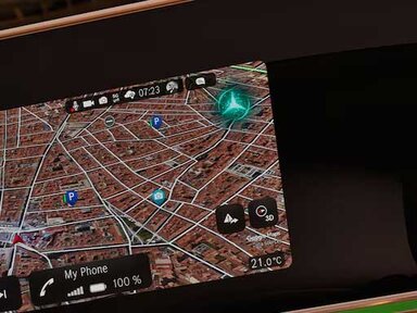 Der MBUX Virtual Assistant im GLE Coupé 2026